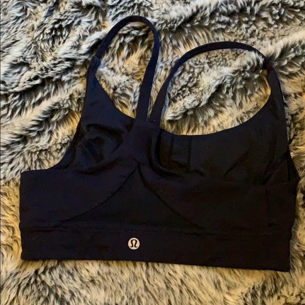 Lululemon Navy Blue Size 6 Sports Bra
